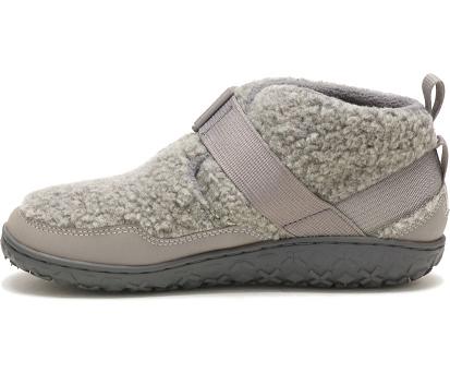 Pantuflas Chacos Mujer Ramble Fluff Gris Claro España SZAN59486